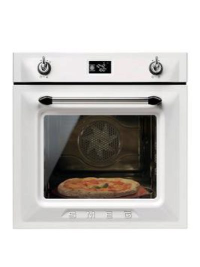Smeg Sf6922Bpze Victoria 60Cm Built-In Single Electric Oven - White